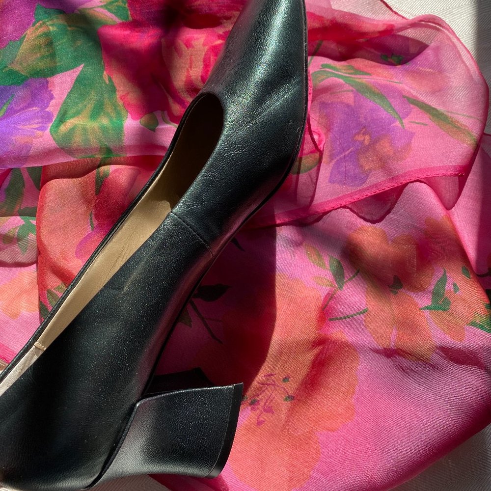 NIB Green Iridescent Leather Bellini Pumps Size 10